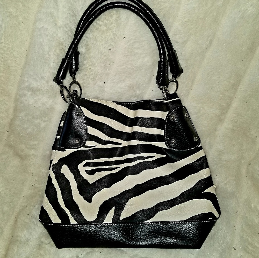 Fashion zebra print bag